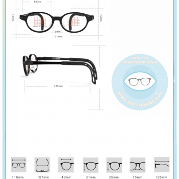 Gọng trẻ em mã M7324